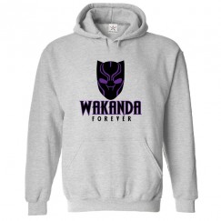 Wakanda Forever Classic Unisex Kids and Adults Pullover Hoodie For Sci-Fi Movie Fans								 									 									